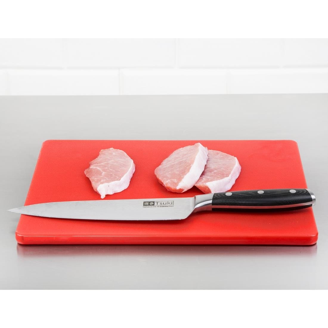 Hygiplas Low Density Chopping Board Red - 305x229x12mm - GH794