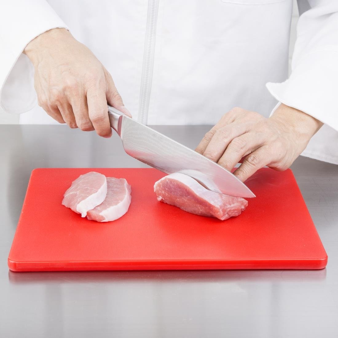 Hygiplas Low Density Chopping Board Red - 305x229x12mm - GH794