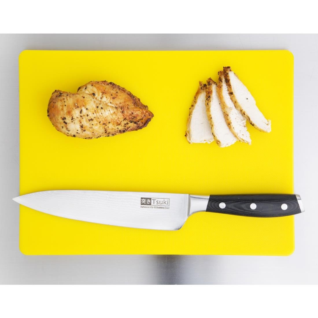 Hygiplas Low Density Chopping Board Yellow - 305x229x12mm - GH796