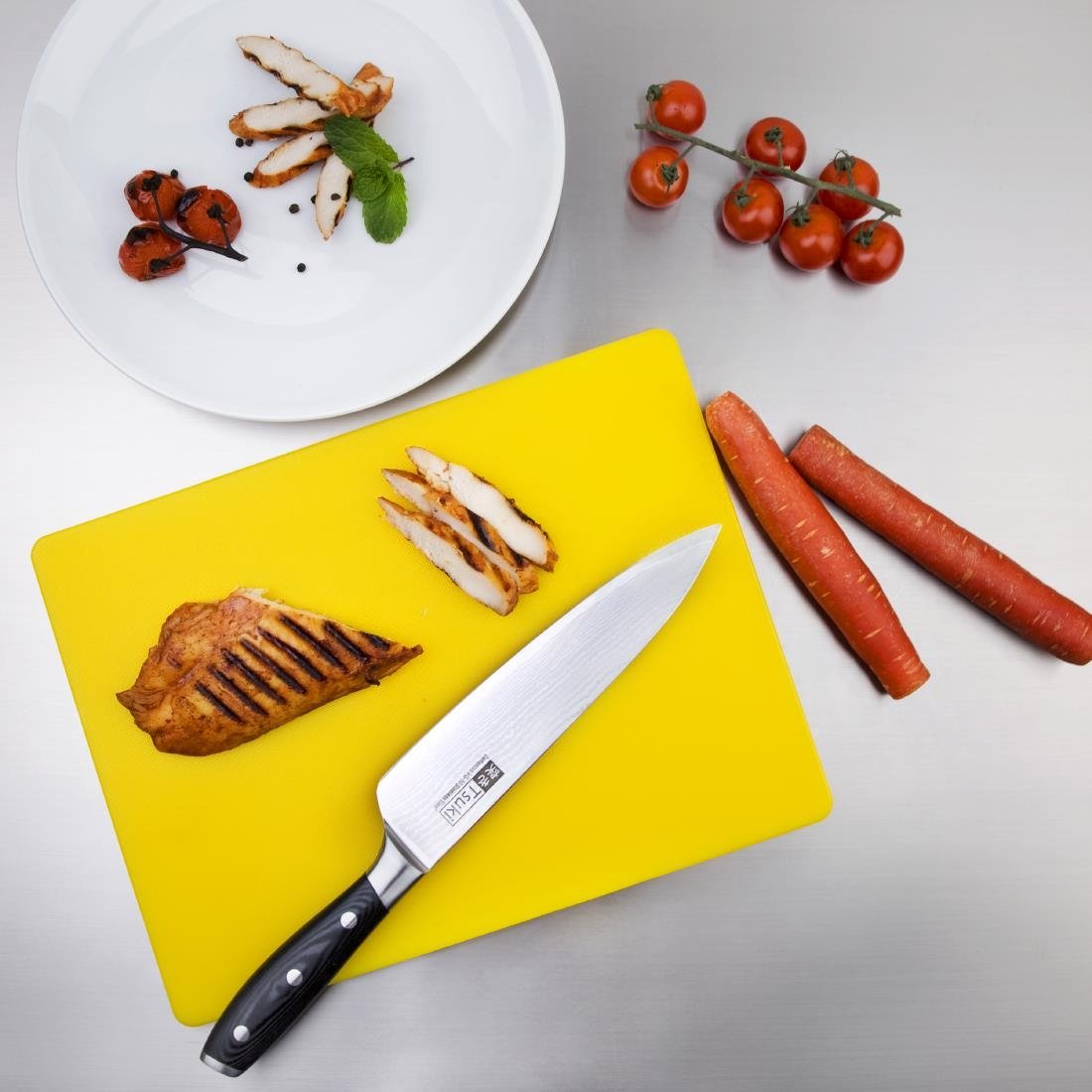 Hygiplas Low Density Chopping Board Yellow - 305x229x12mm - GH796