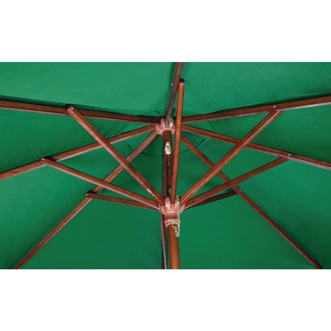 Bolero Square Outdoor Umbrella 2.5m Green - GH989
