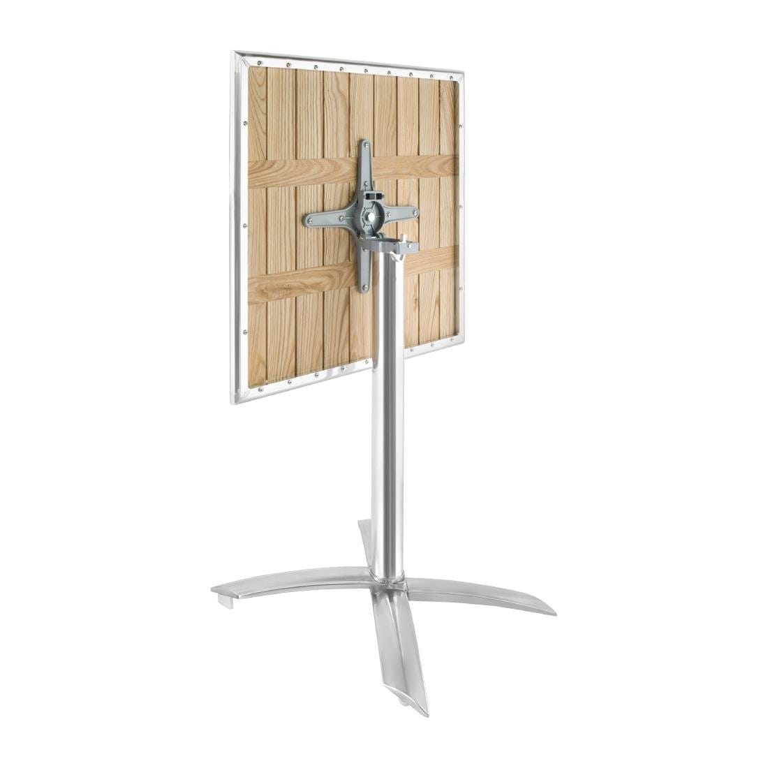 Bolero Ash Flip Top Square Bistro Table 600mm - GK991