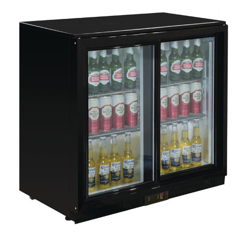 Polar G Series Counter Back Bar Cooler with Sliding Doors 208Ltr - GL003-A