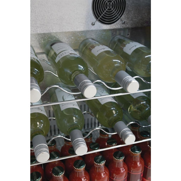 Polar G-Series Counter Back Bar Cooler with Hinged Doors 330Ltr - GL004-A