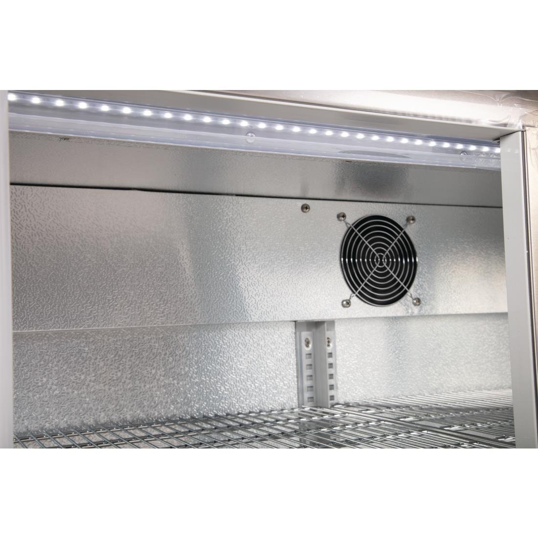 Polar G-Series Counter Back Bar Cooler with Hinged Doors Stainless Steel 330Ltr - GL009-A