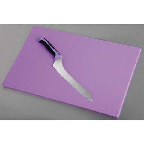 Hygiplas Low Density Chopping Board Purple - 450x300x10mm - GL295