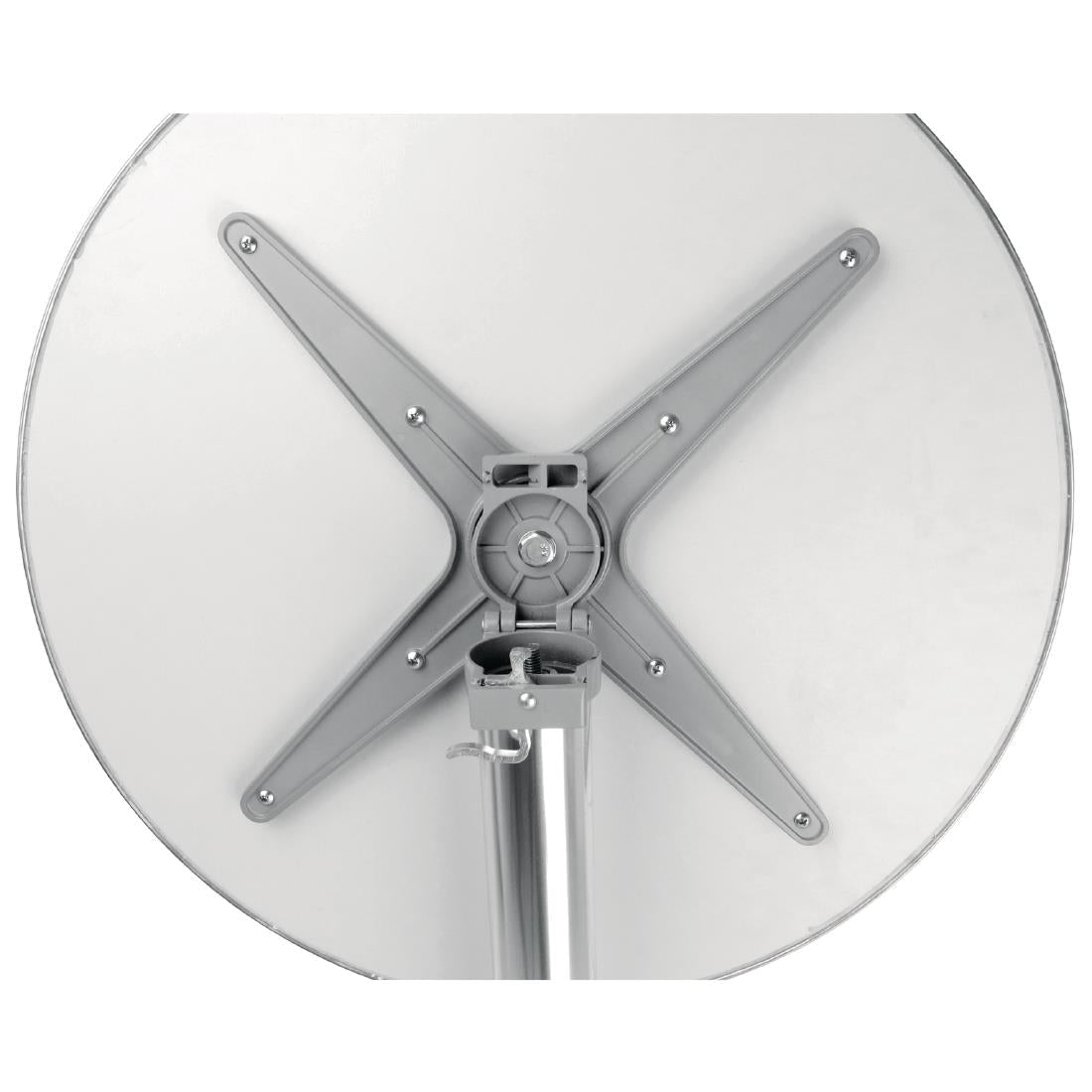Bolero Flip Top Poseur Table Stainless Steel - GR396