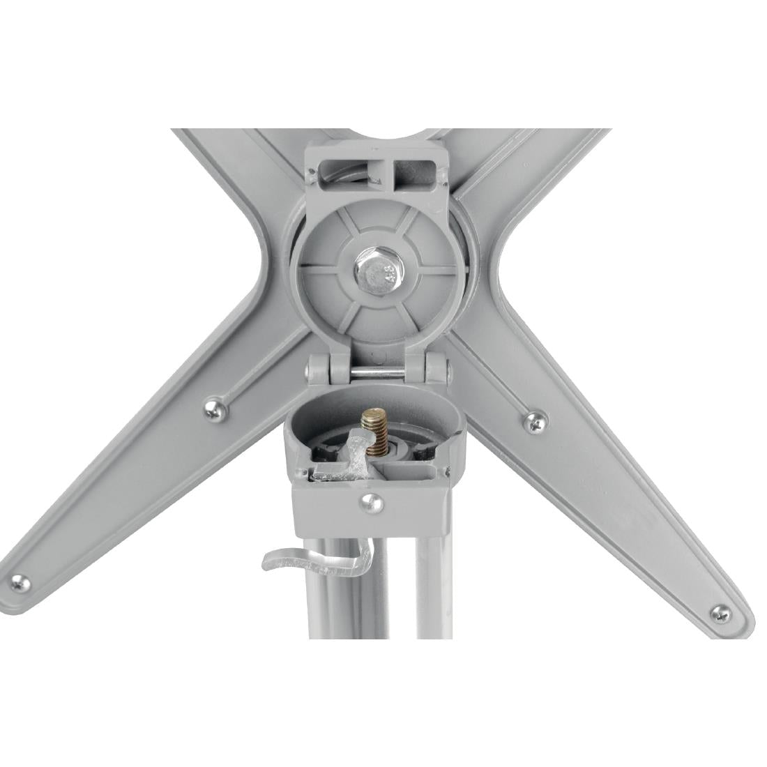 Bolero Flip Top Poseur Table Stainless Steel - GR396