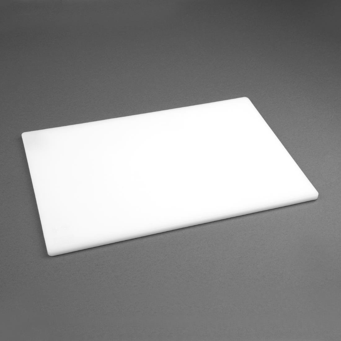 Hygiplas Antibacterial Low Density Chopping Board White - 450x300x10mm - HC860