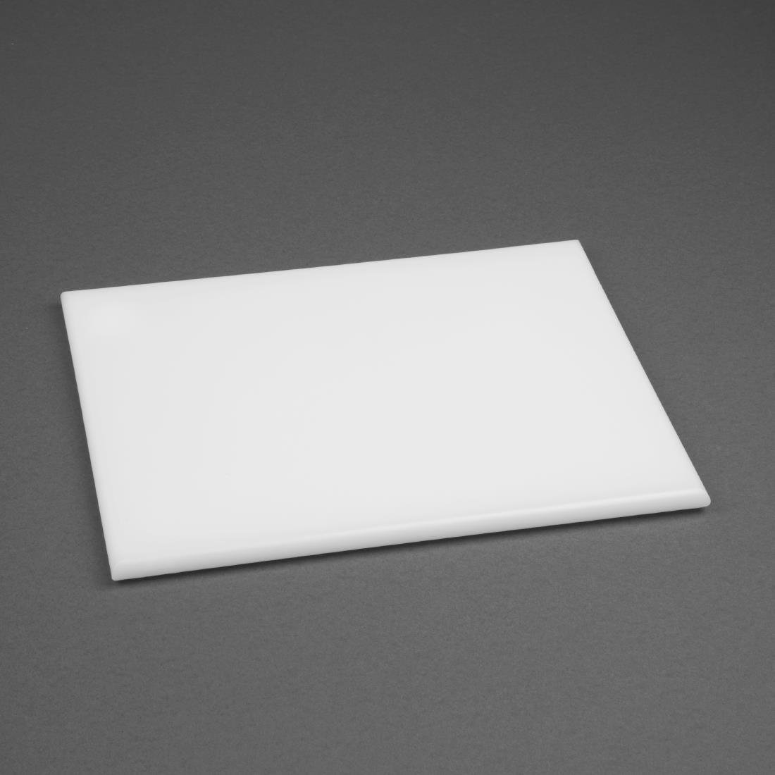 Hygiplas High Density Chopping Board White - 12x229x305mm - HC867