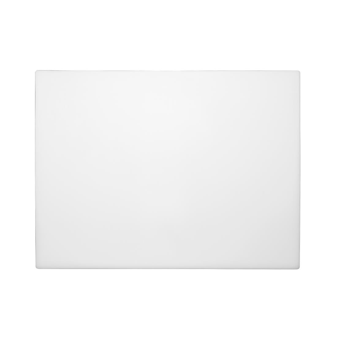 Hygiplas Low Density Chopping Board White - 600x450x10mm - HC881