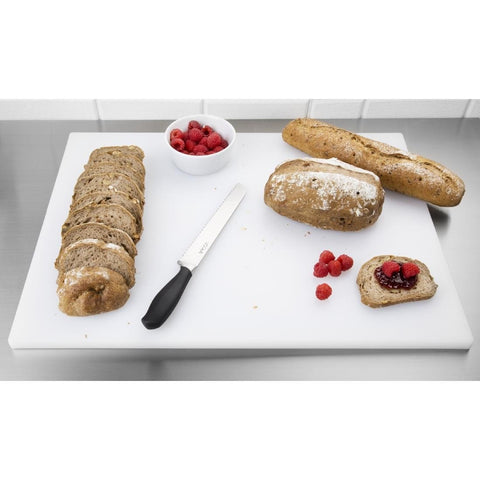 Hygiplas Extra Thick Low Density Chopping Board White - 600x450x20mm - HC882