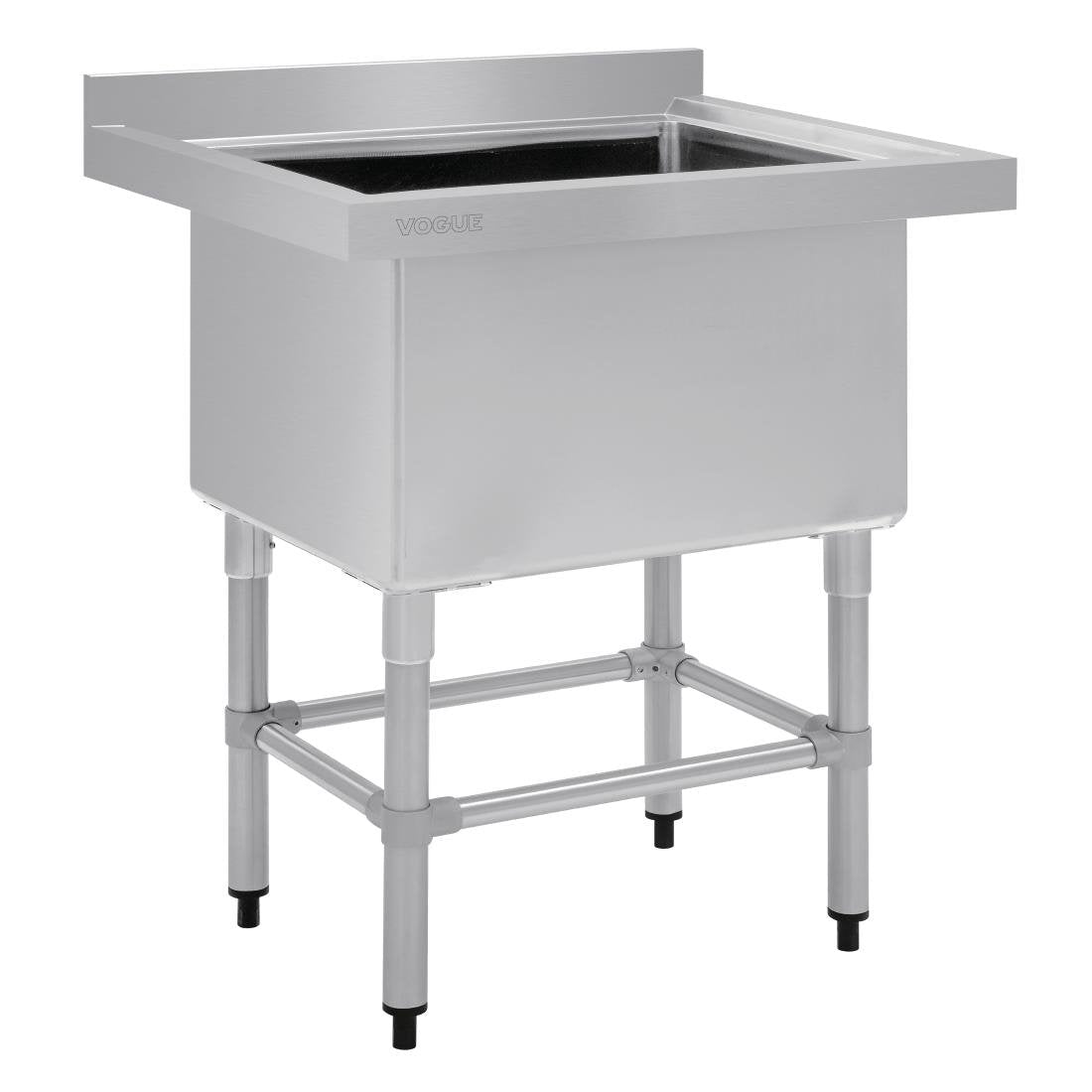 Vogue St/St Deep Pot Sink - 770mm (w) x 600mm (d)  90mm Drain - HC910