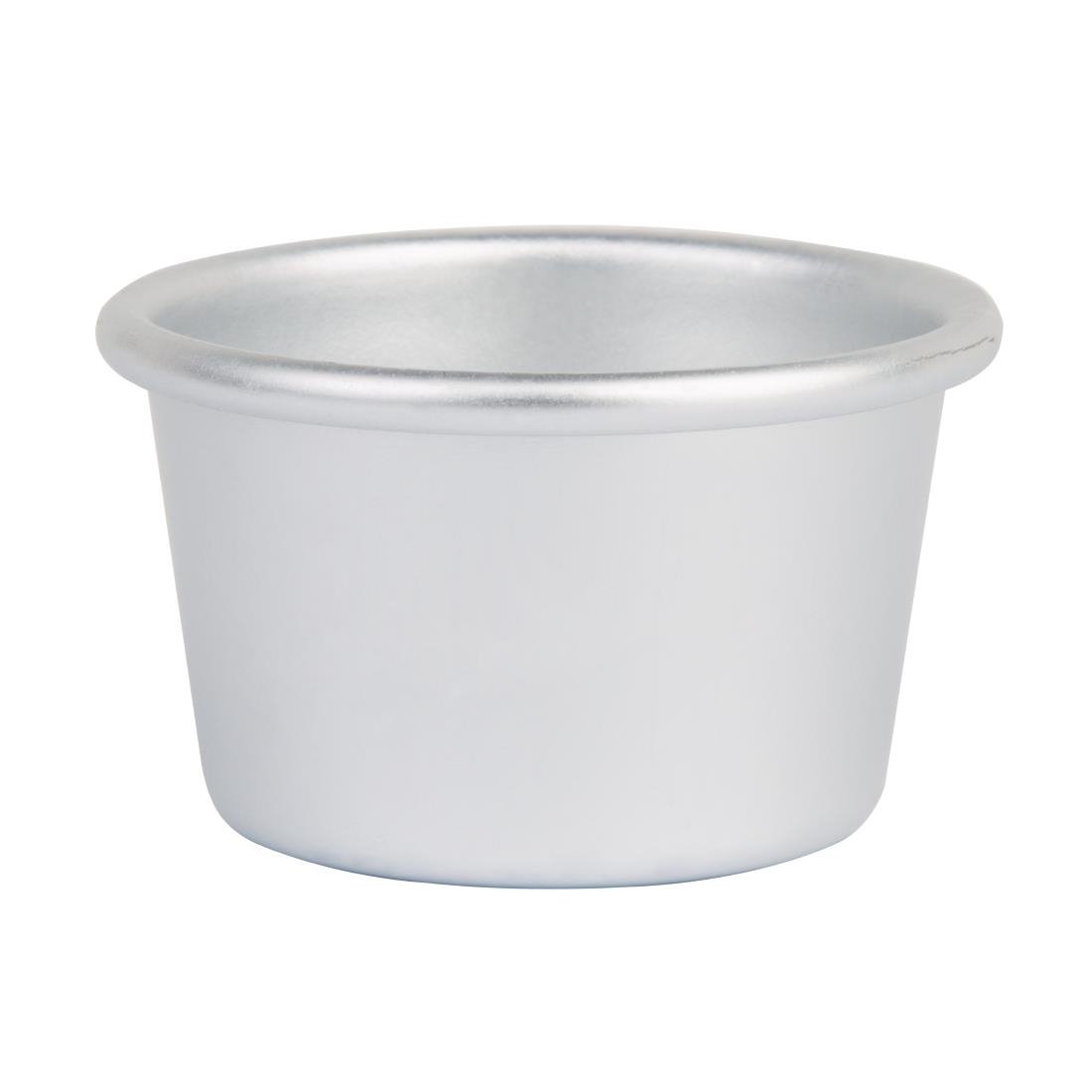 Vogue Aluminium Mini Dariole Moulds 85ml (Pack of 6) - K513