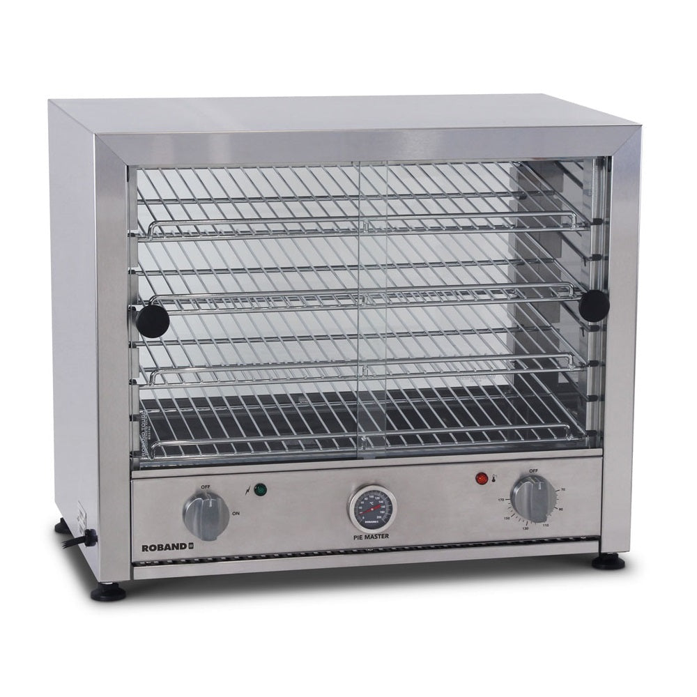 Roband Pie and Food Warmer Glass Door Both Side - 50 Pies - PM50G