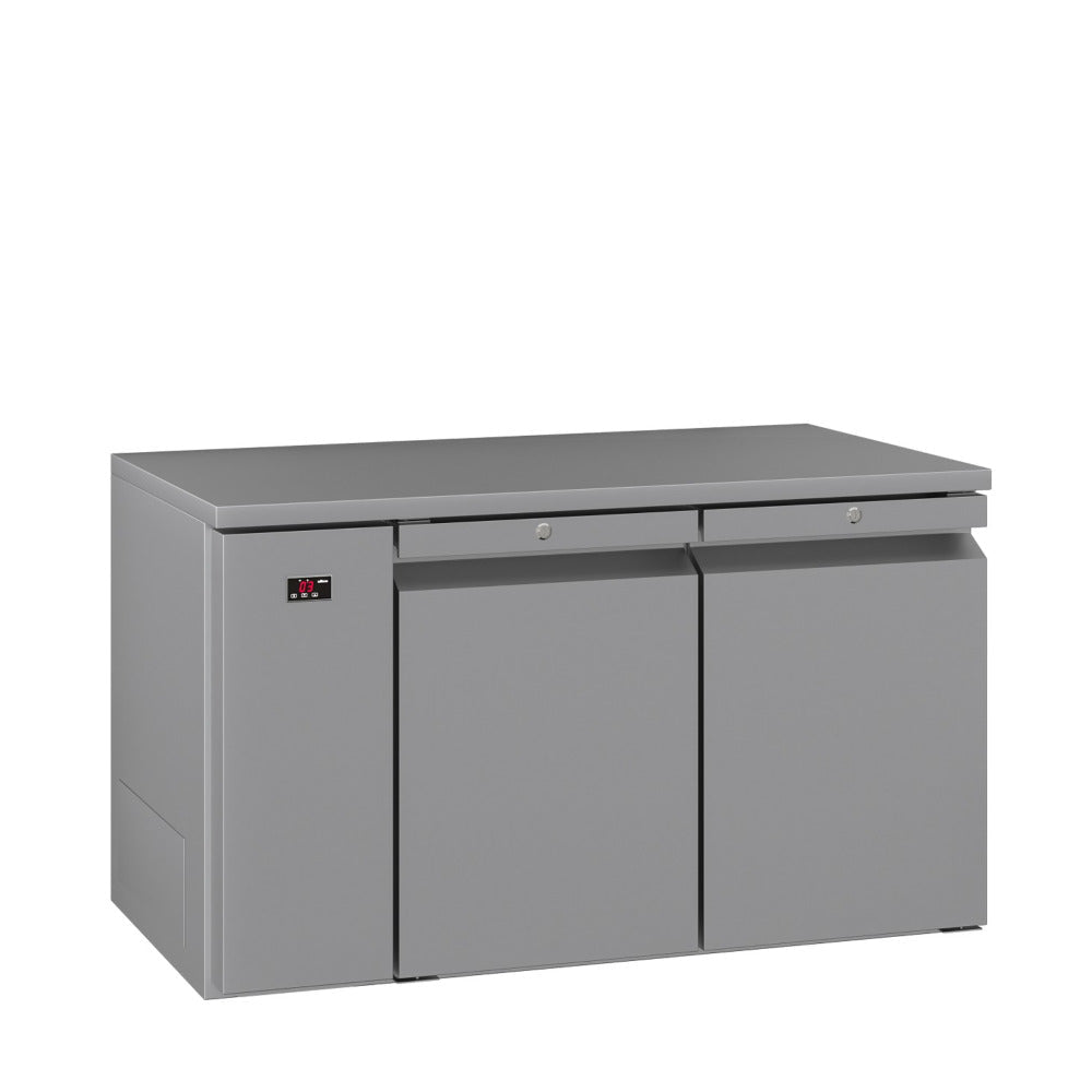 Williams Opal - Two Door Stainless Steel Remote Under Counter Storage Freezer LO2RSS