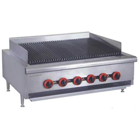 GasMAX Lpg Gas 6 Burner Char Grill Top - QR-36ELPG