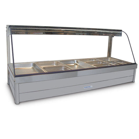 Roband Curved Glass Hot Food Display