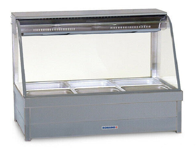 Roband Curved Glass Hot Food Display