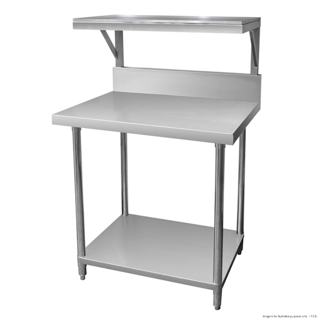 Modular Systems Heavy Duty Salamander Bench With Shelf Braces SMB-8-1200
