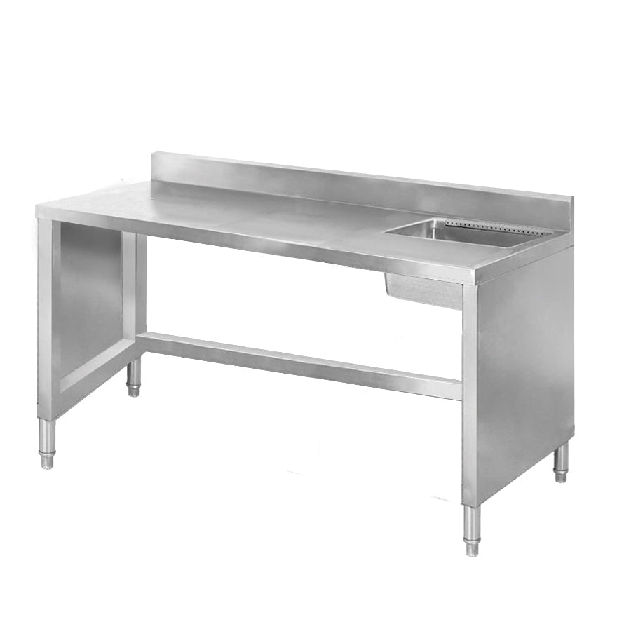 Modular Systems Sink Work Bench With Splashback 1400mm SSB6-1400R