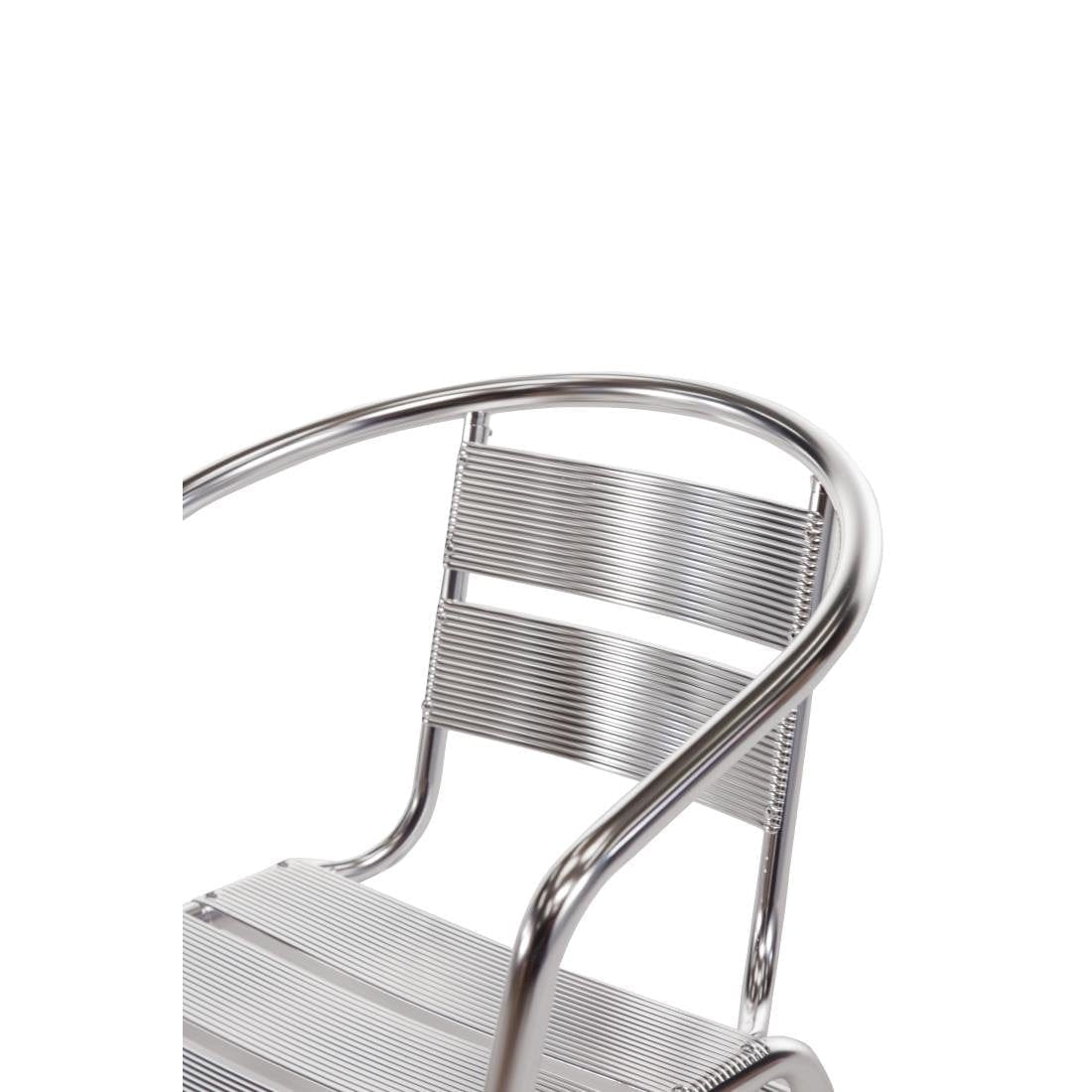 Bolero Aluminium Stacking Chairs 735mm - U419