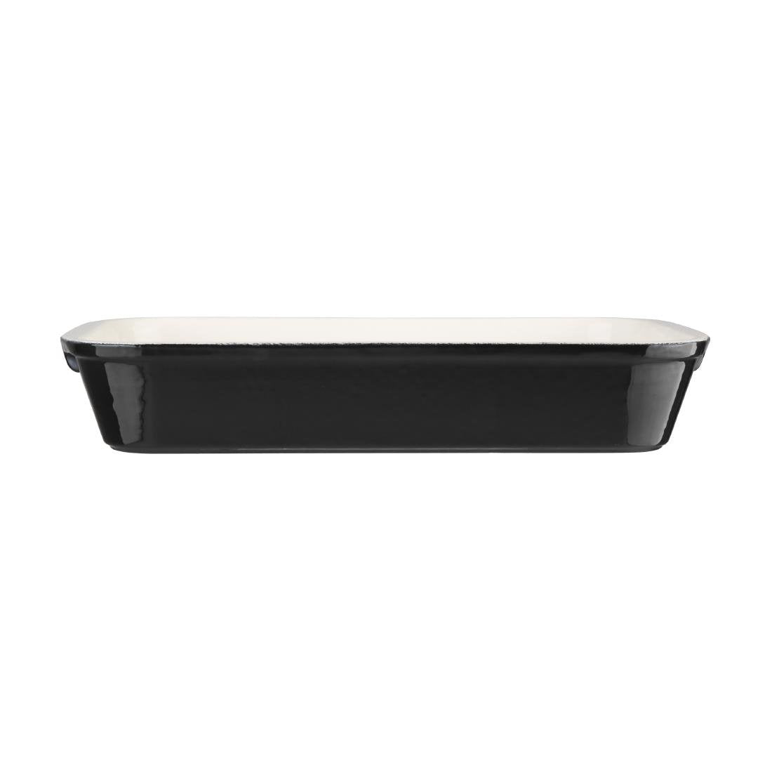 Vogue Black Cast Iron Roasting Dish 4Ltr - U571
