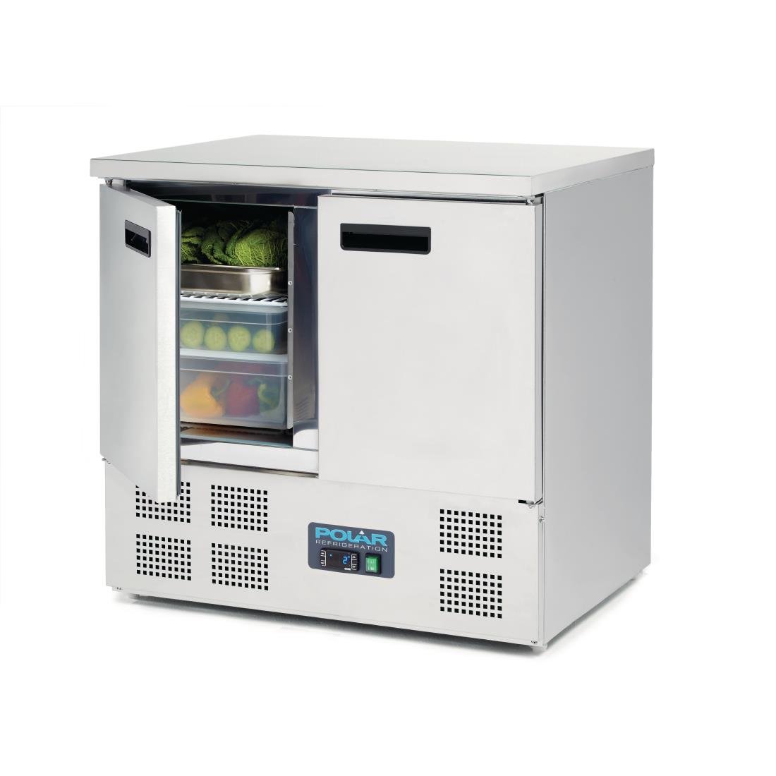 Polar G-Series Double Door Counter Fridge 240Ltr - U636-A