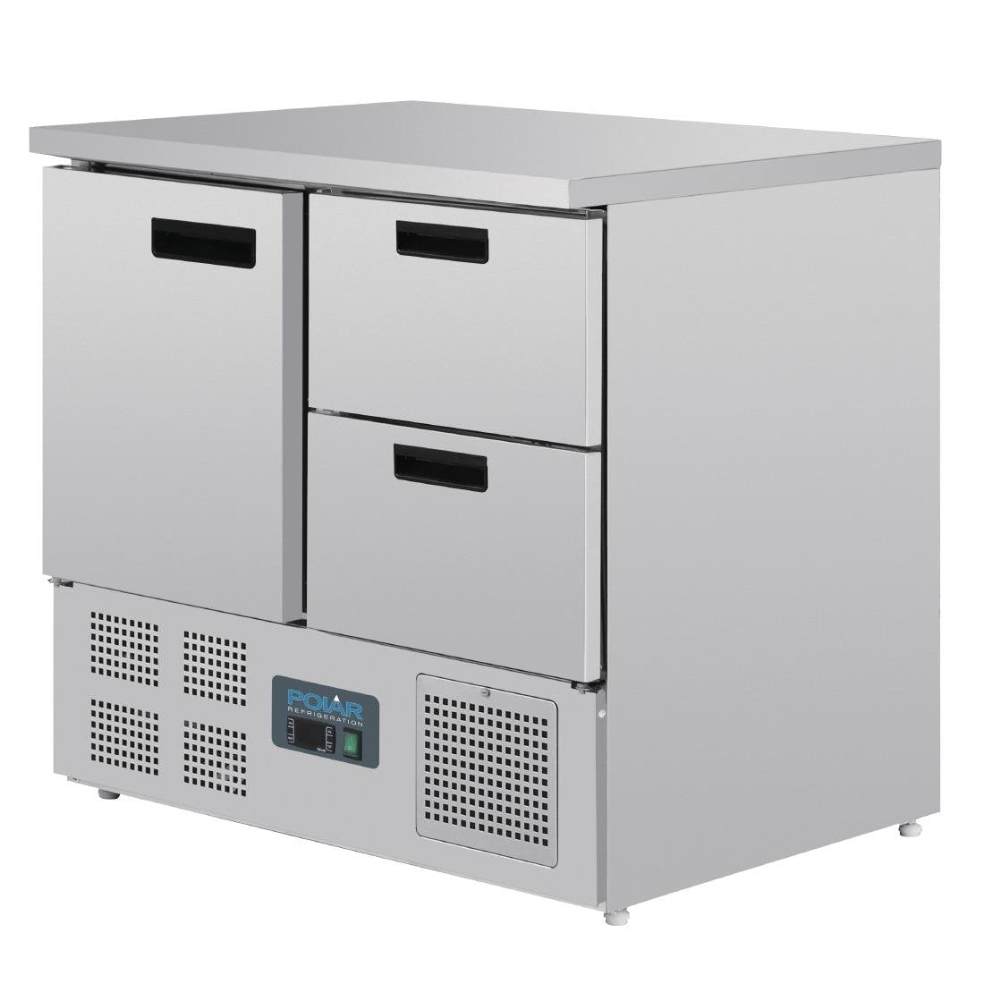 Polar G-Series One Door Two Drawer Counter Fridge 240Ltr - U637-A
