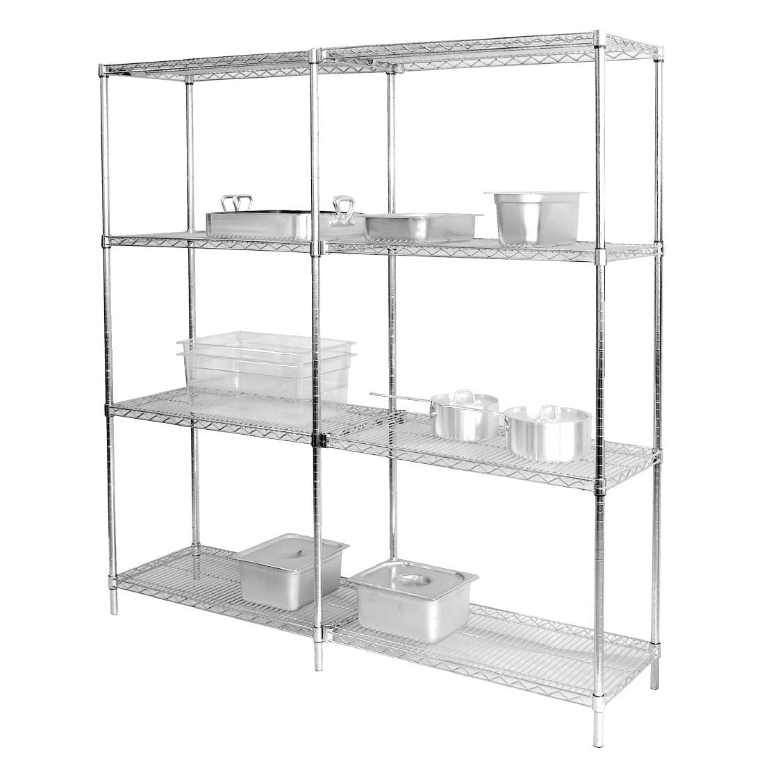 Vogue Chrome Wire Shelves 915x457mm Pack of 2 - U889