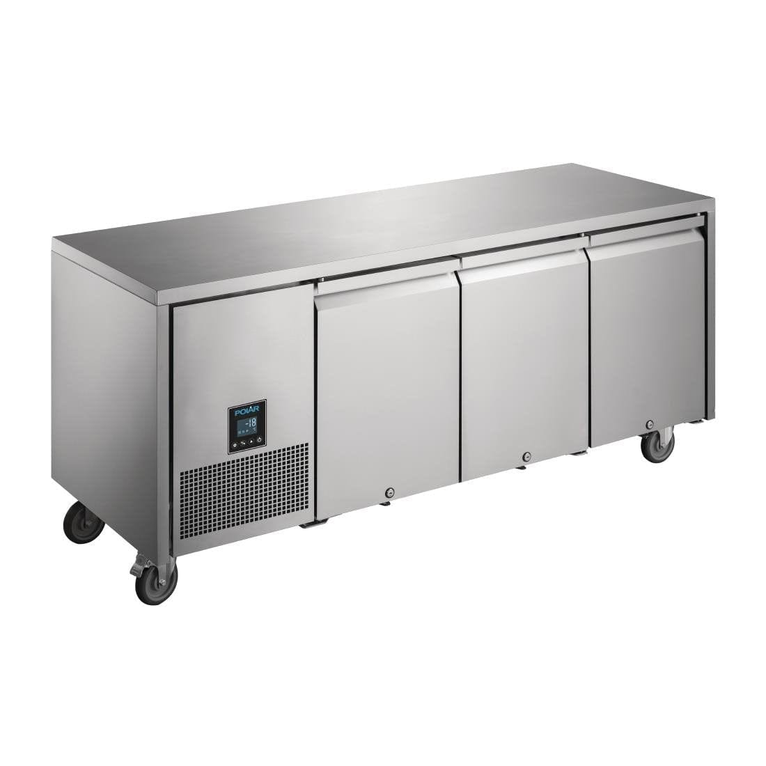 Polar U-Series Premium Triple Door Counter Freezer 420Ltr - UA008-A