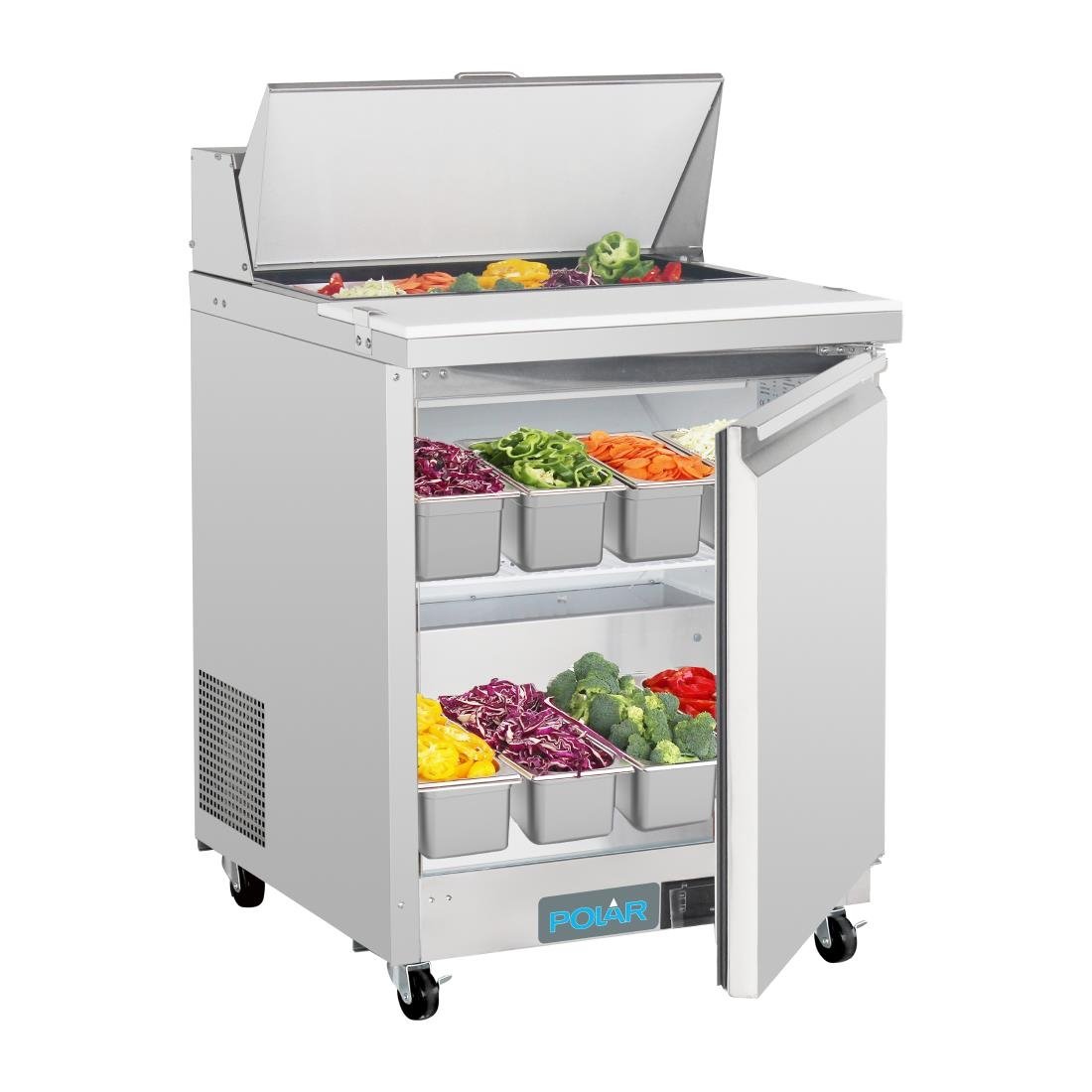 Polar U-Series Single Door Mega Top Preperation Counter - UA009-A